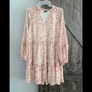 Express Chiffon Printed  Dress - M